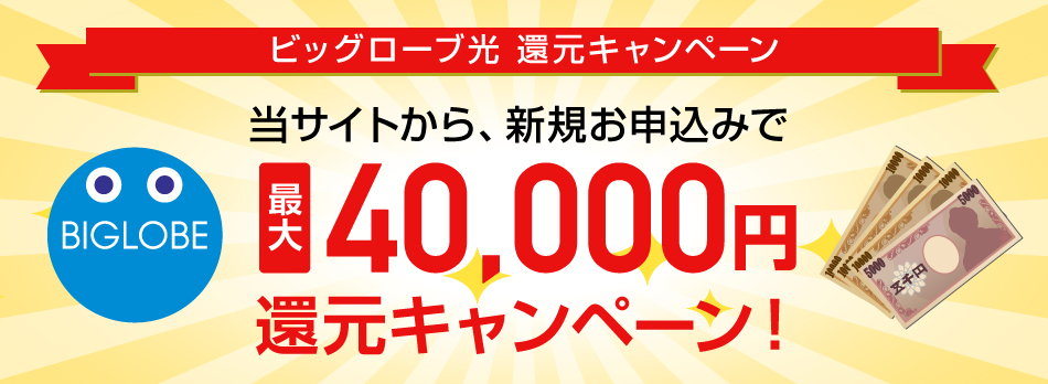 ビックローブ光 キャンペーン