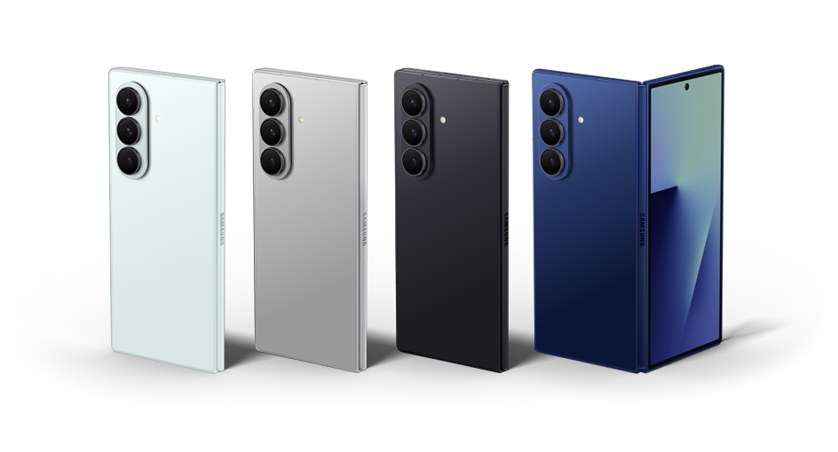 Galaxy Z Fold7ミント(限定カラー)、ブルーシャドウ、ジェットブラック、シルバーシャドウ